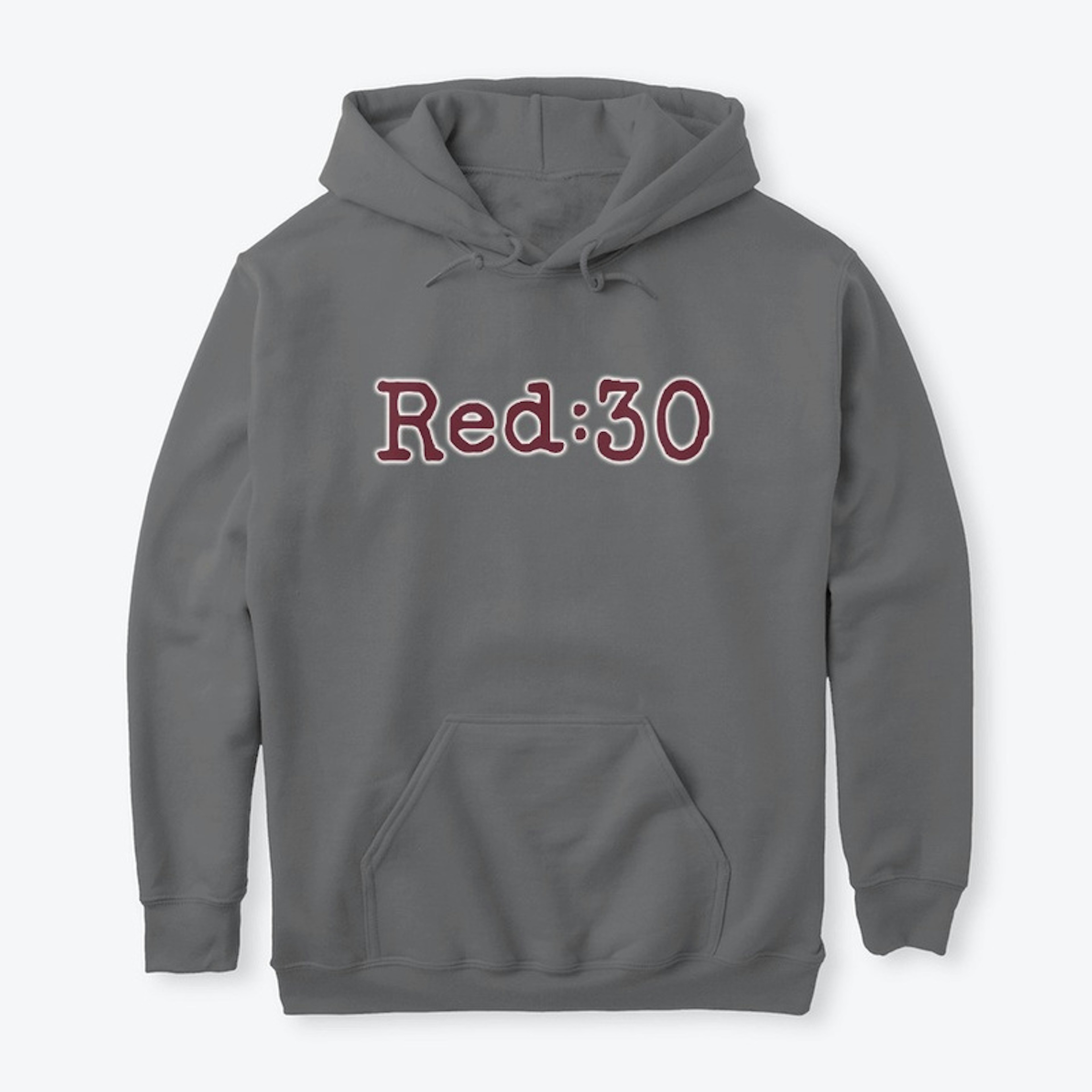 Red:30 Classic Pullover Hoodie